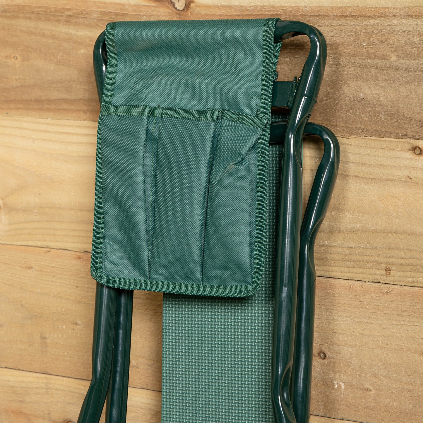 Green Garden Kneeling Pad with Chair and Detachable Tool Bag