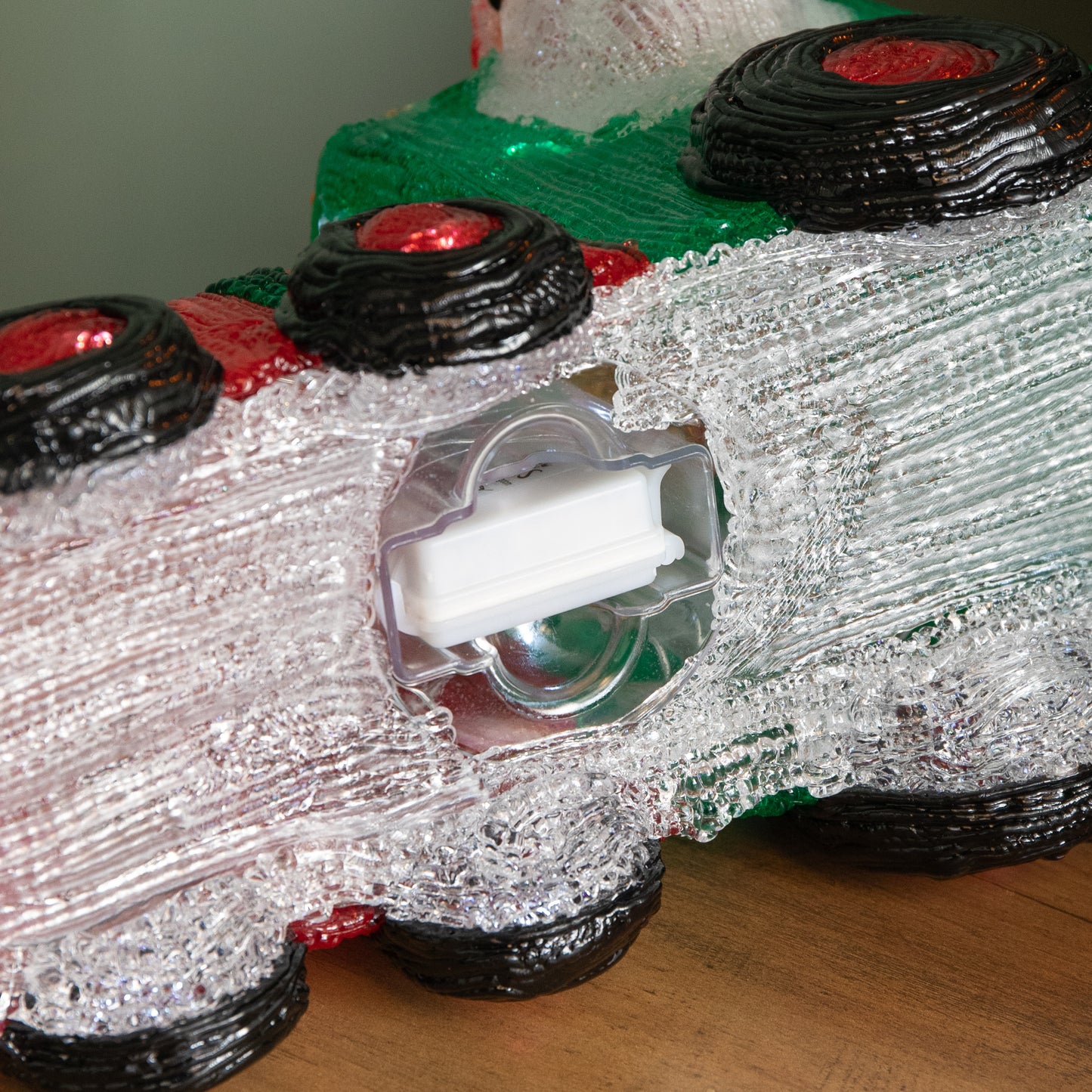 24cm Battery Operated Light up All Aboard Christmas Train with LEDs