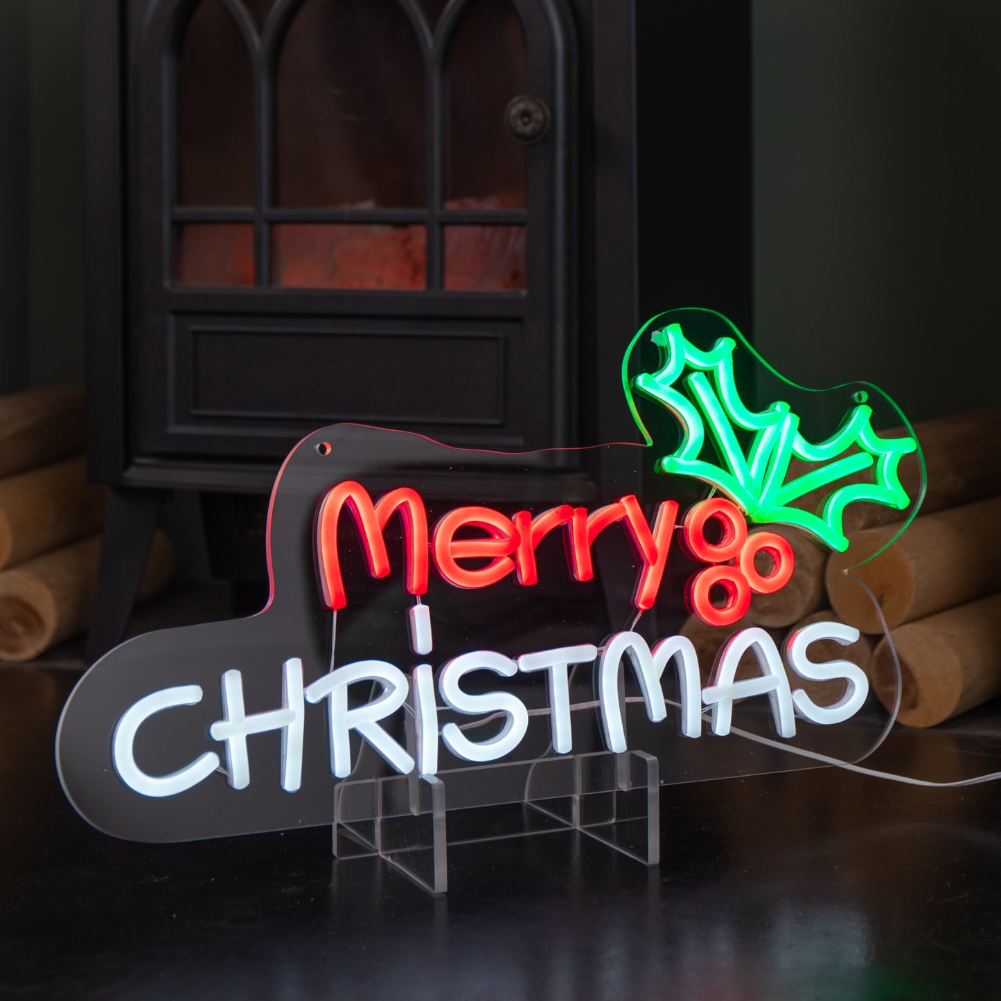 40cm Light up Merry Christmas Neon Sign