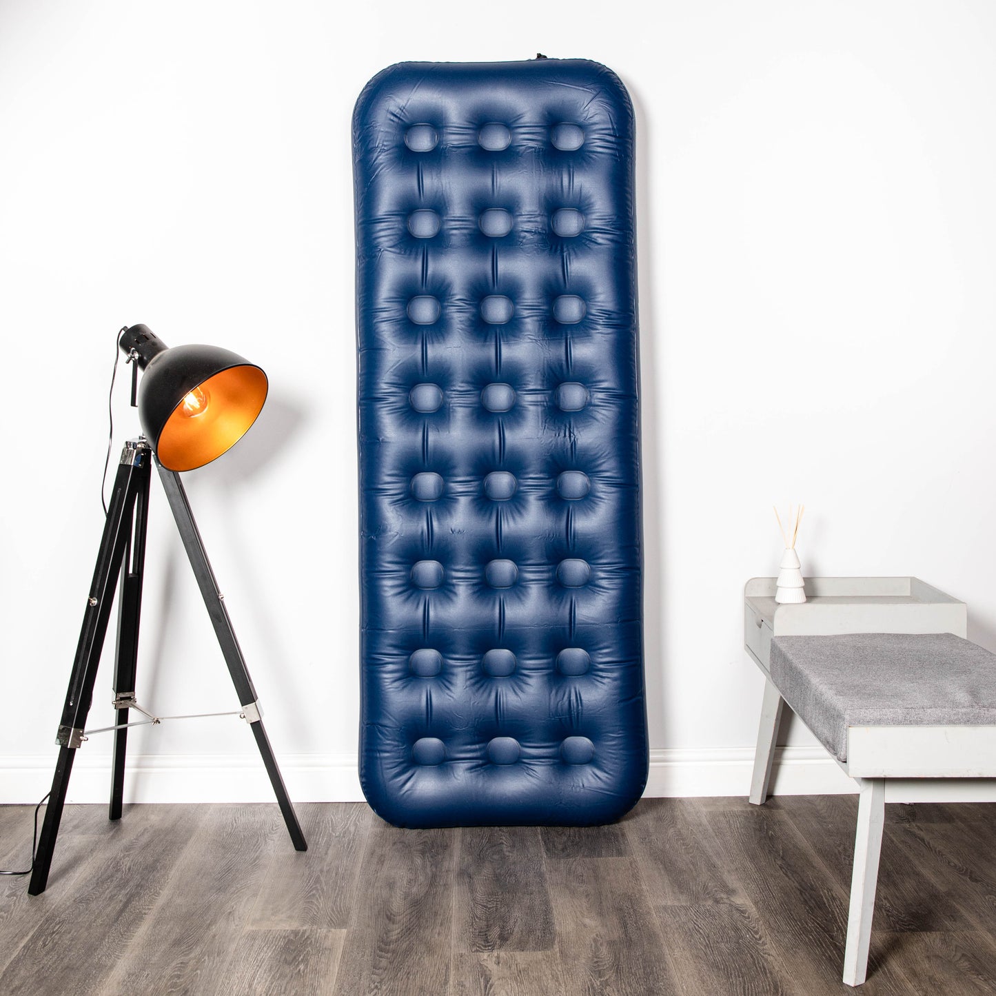 191cm x 73cm x 22cm Single Soft Flock Covered Airbed