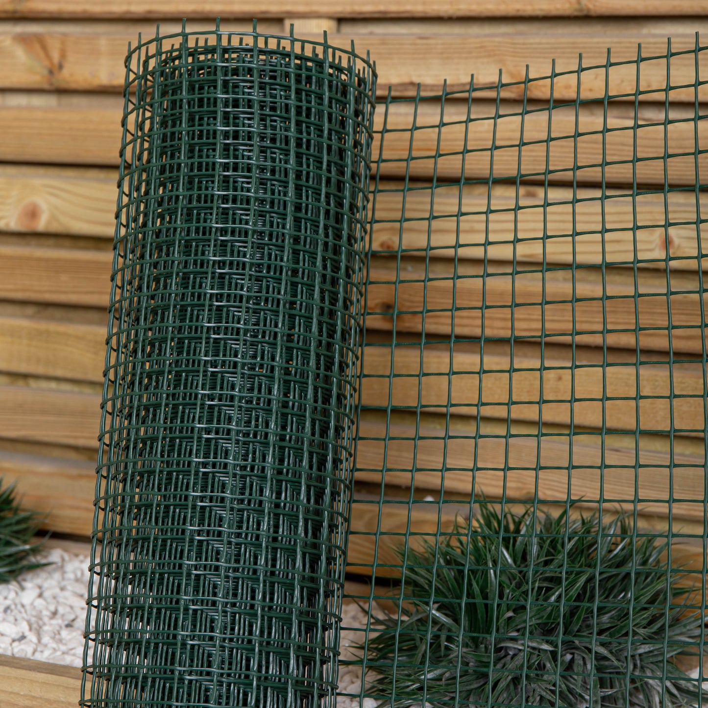5m x 1m Green Plastic Mesh Garden Border Net Fencing