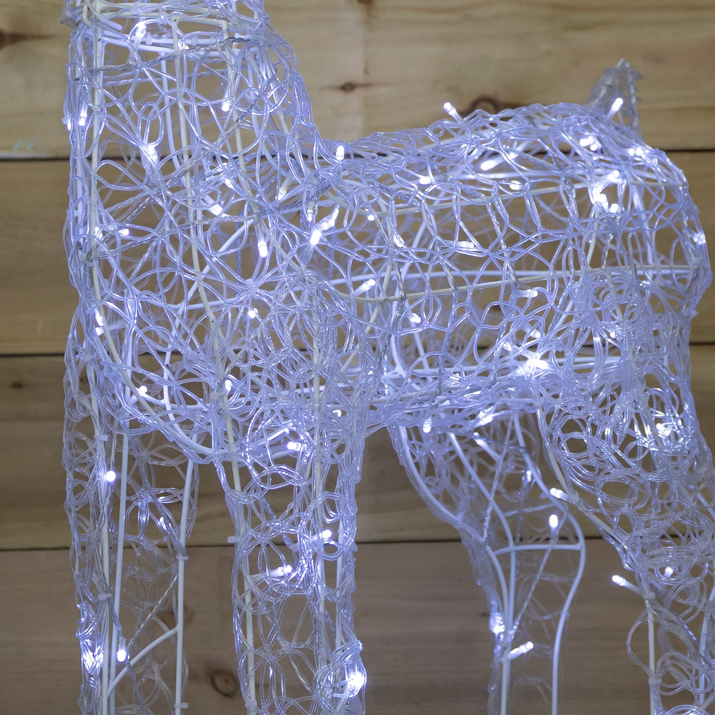 Factory Seconds: Christmas Lit Soft Acrylic Reindeer 160 White LED Indoor Outdoor