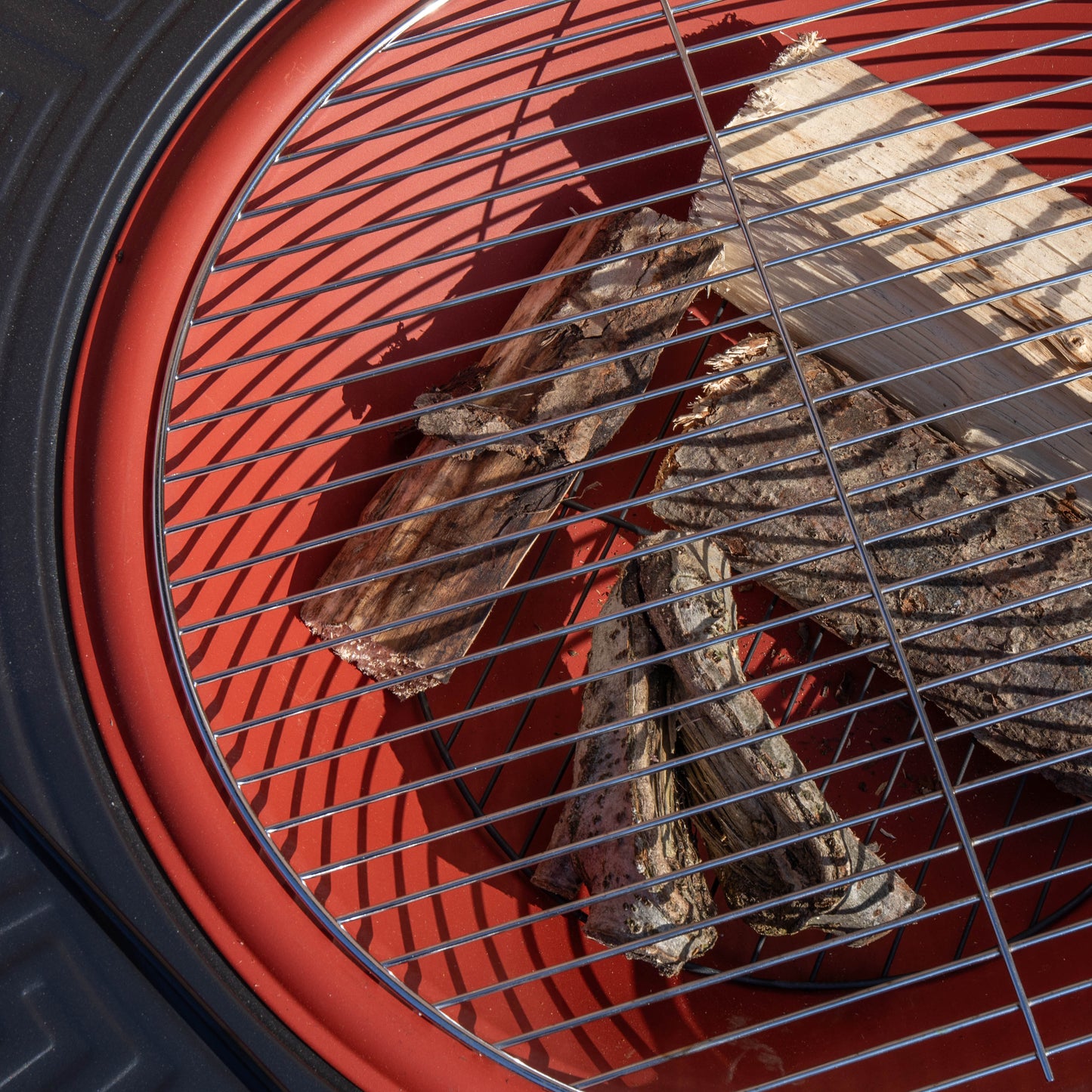 Samuel Alexander 80x58cm Black Steel Garden Patio Firepit Heater BBQ with Cover