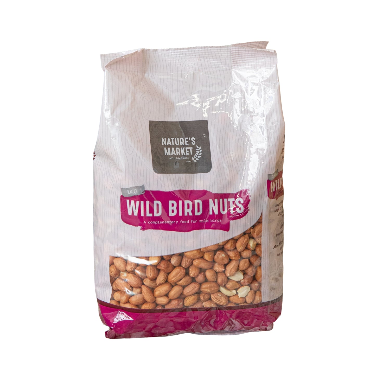 1kg Bag Garden Wild Bird Whole Nuts Feed