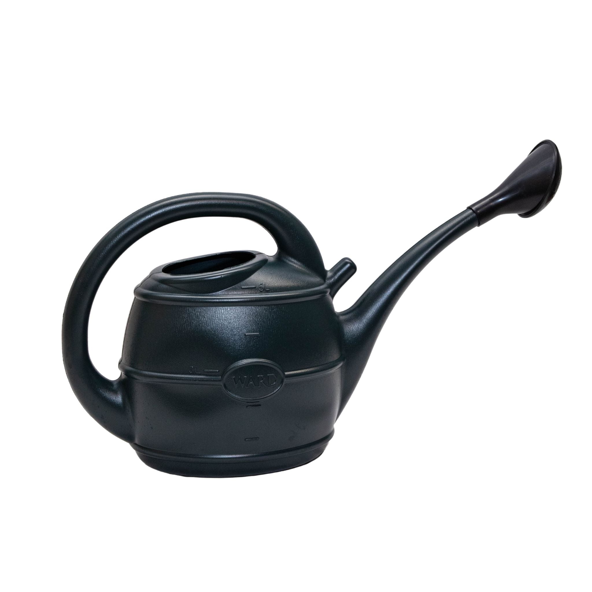 5L Garden Patio Ward Watering Can with Rose in Green