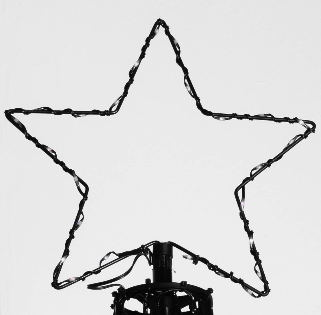 1.4m Light up Christmas Pyramid Cone Tree with 308 White & Warm White LEDs