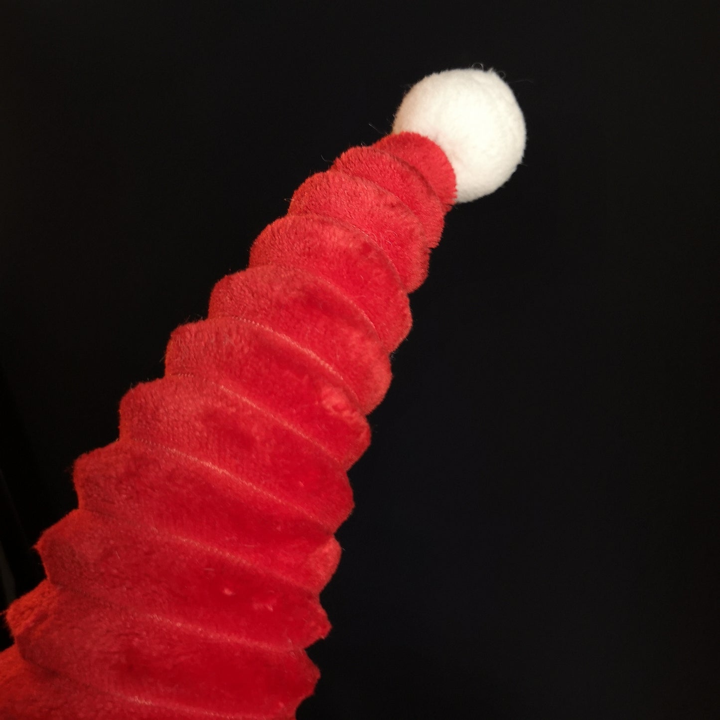 67cm Standing Plush Christmas Gonk with Grooved Hat in Red