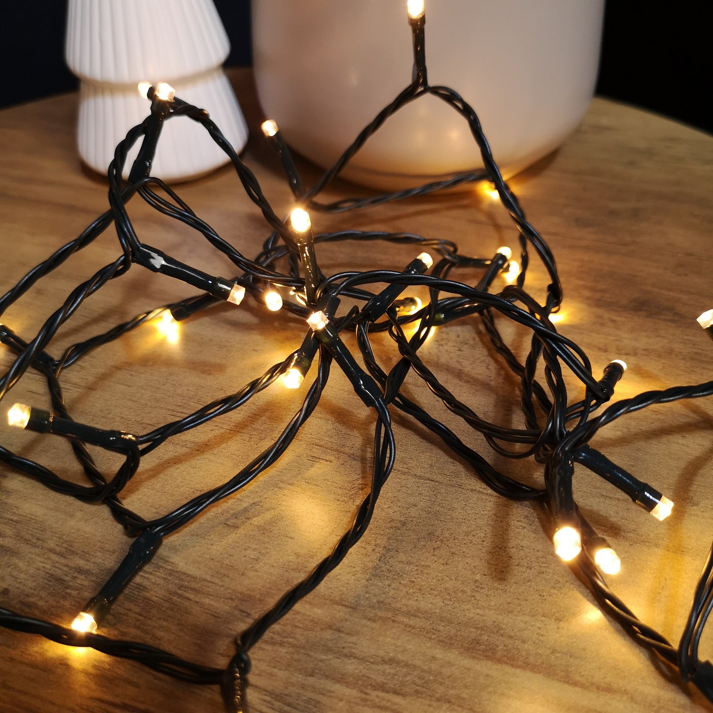 200 LED 16m Supabrights Indoor Outdoor Christmas Lights in Vintage Gold with Timer