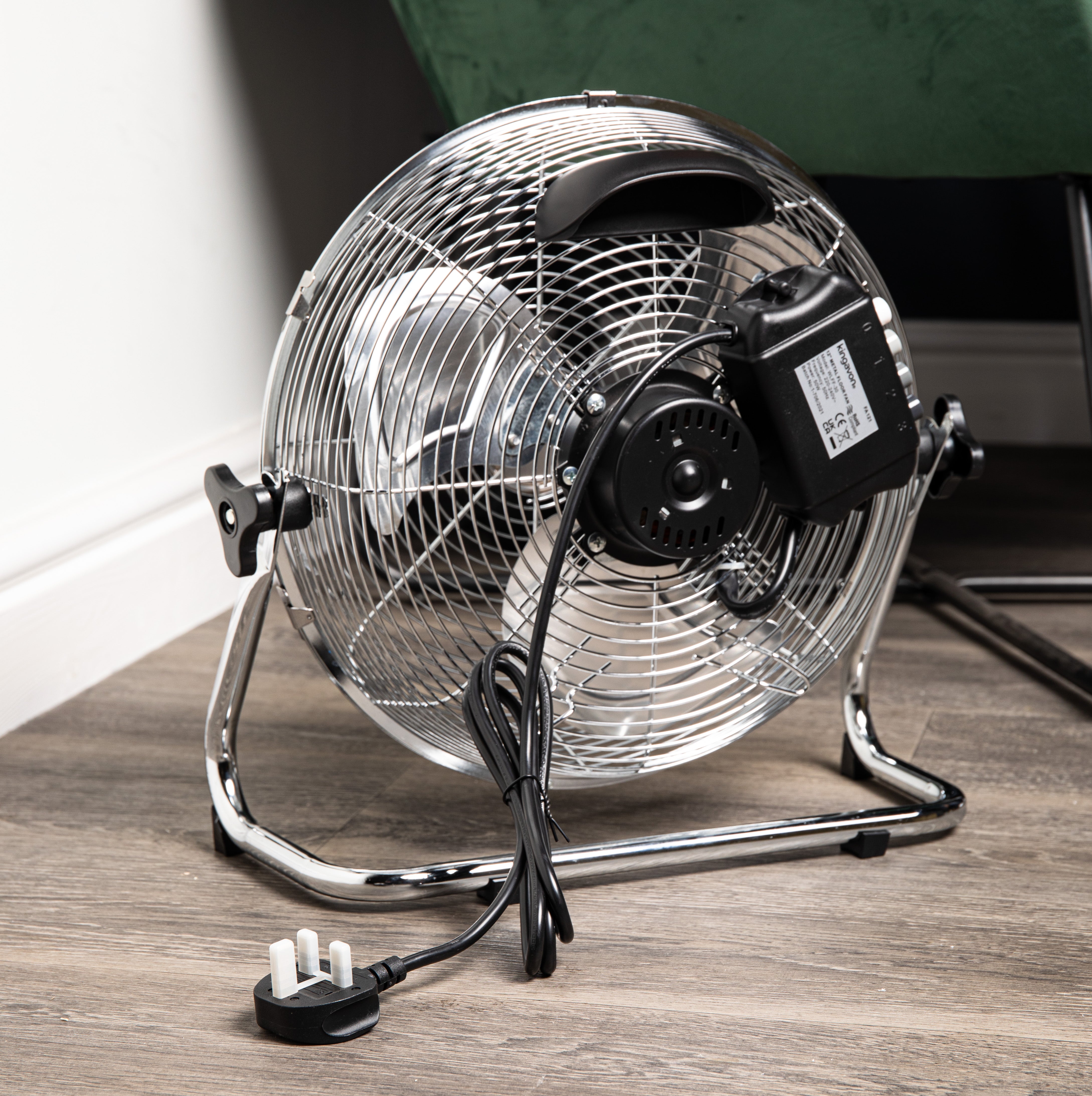 30cm Indoor Metal Standing Floor Electric Cooling Fan