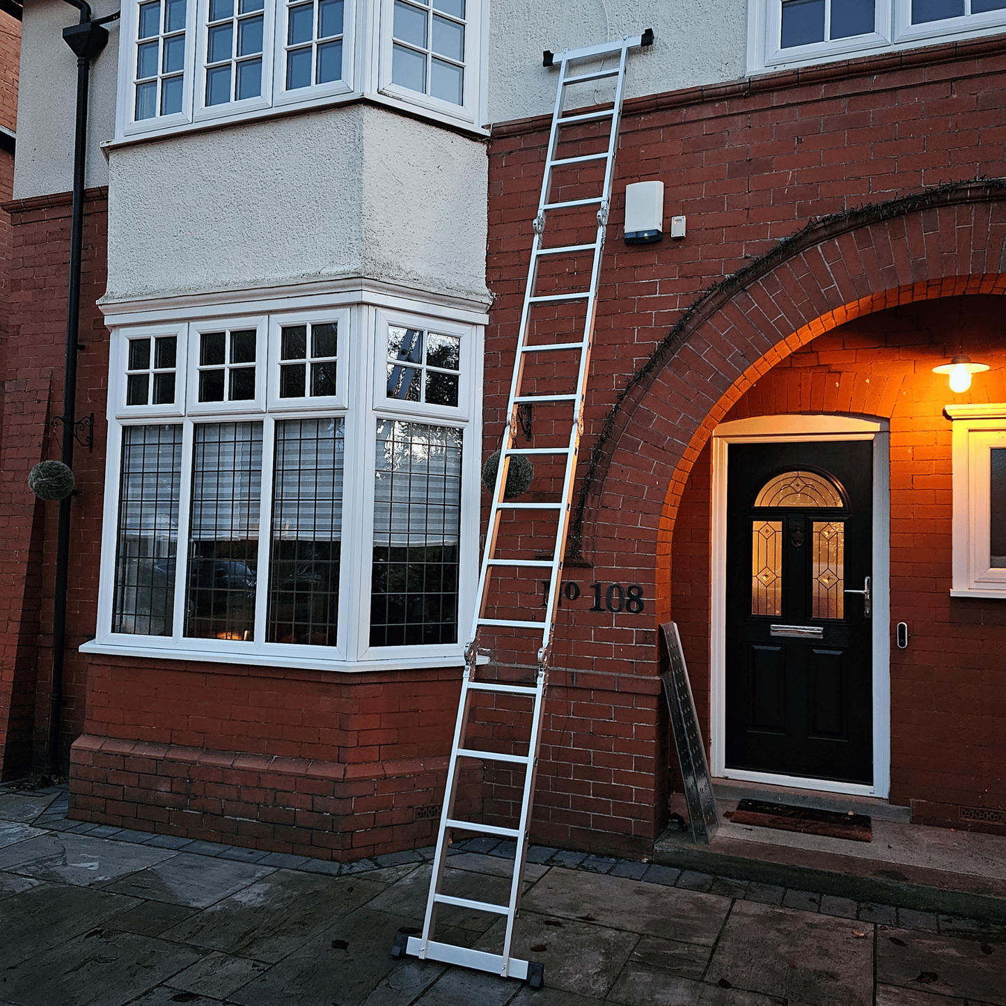4.6m Large Lightweight Aluminium Folding Multi-position Work Platform Ladder
