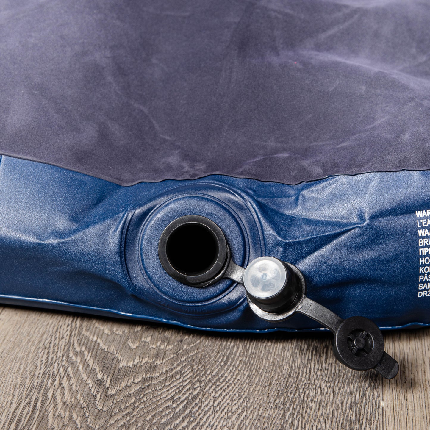 191cm x 73cm x 22cm Single Soft Flock Covered Airbed