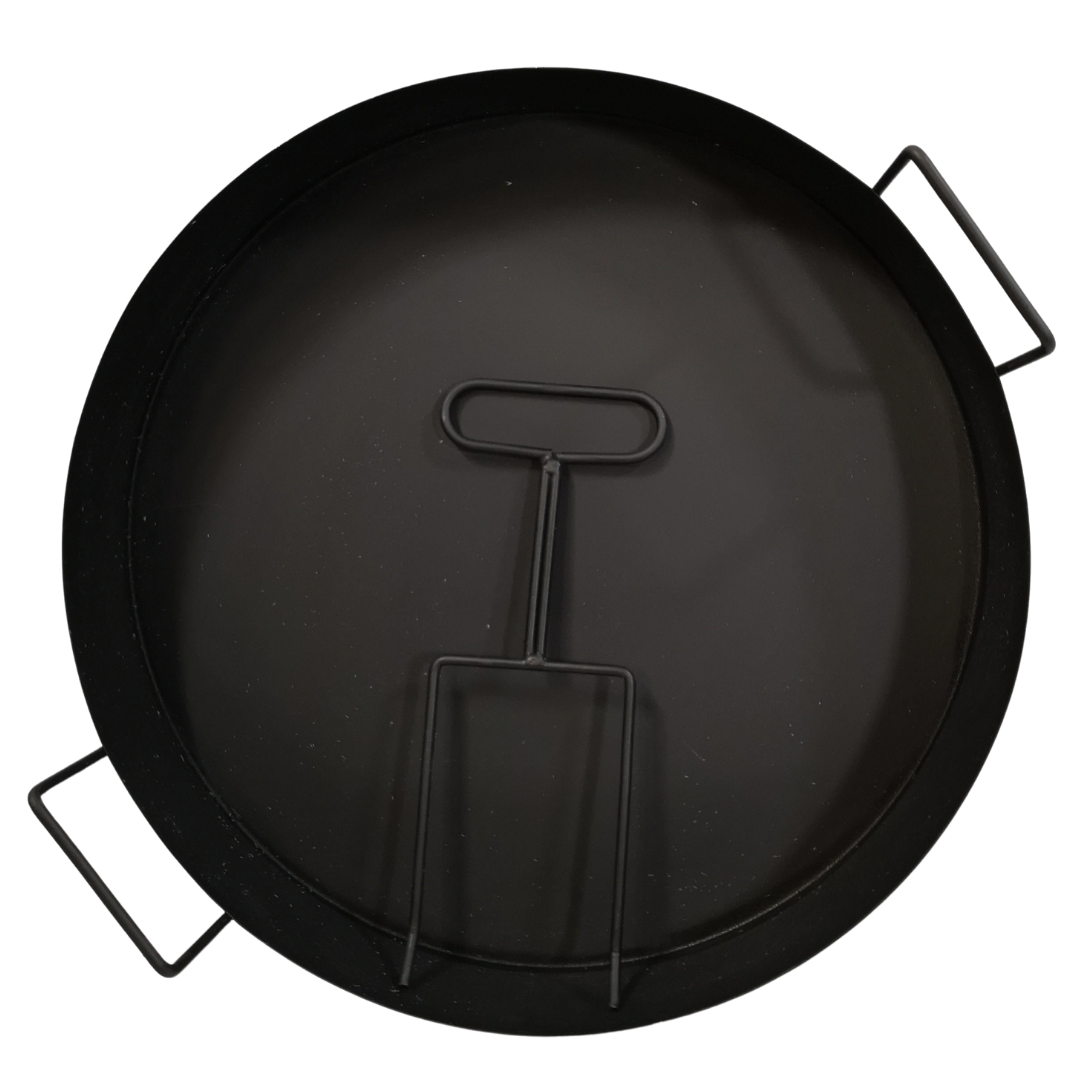 1.4m Tall Outdoor Garden Patio Chiminea Log Burner Fire Pit with Log Store & Cover