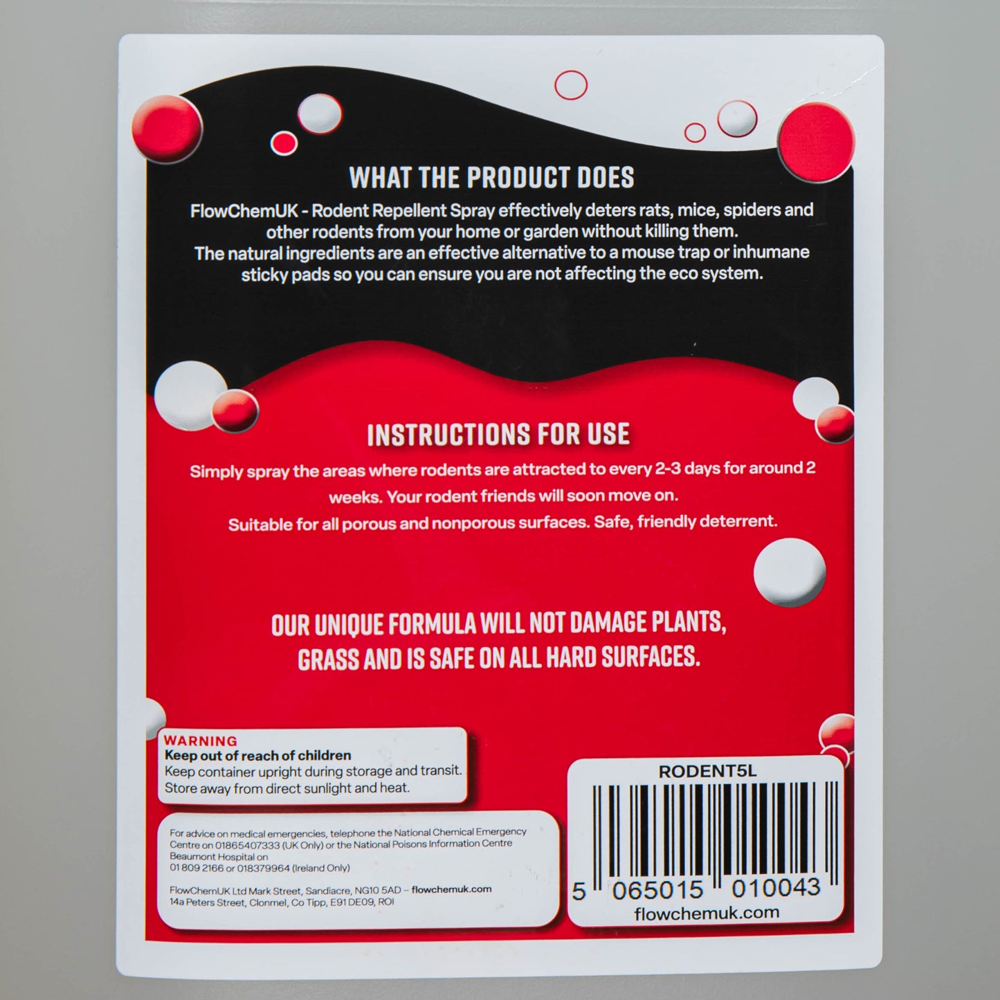 5 Litres Rodent and Insect Repellent for Pest Control