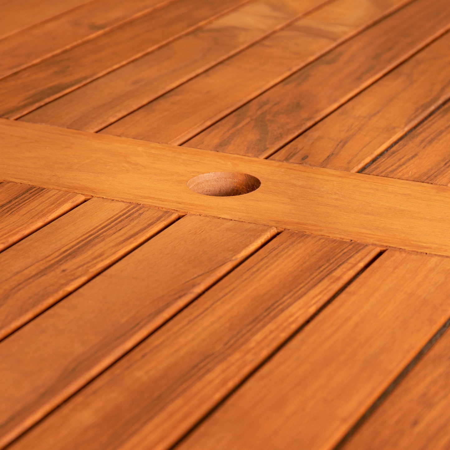 Outdoor 6 Person Rectangular Wooden Garden Patio Dining Table Chairs Set