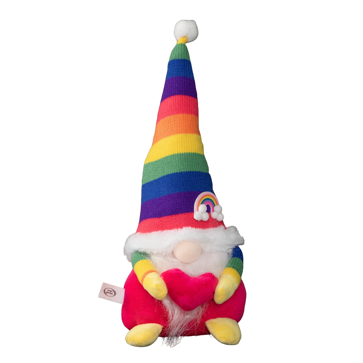 39cm Sitting Plush Rainbow Christmas Gonk Decoration