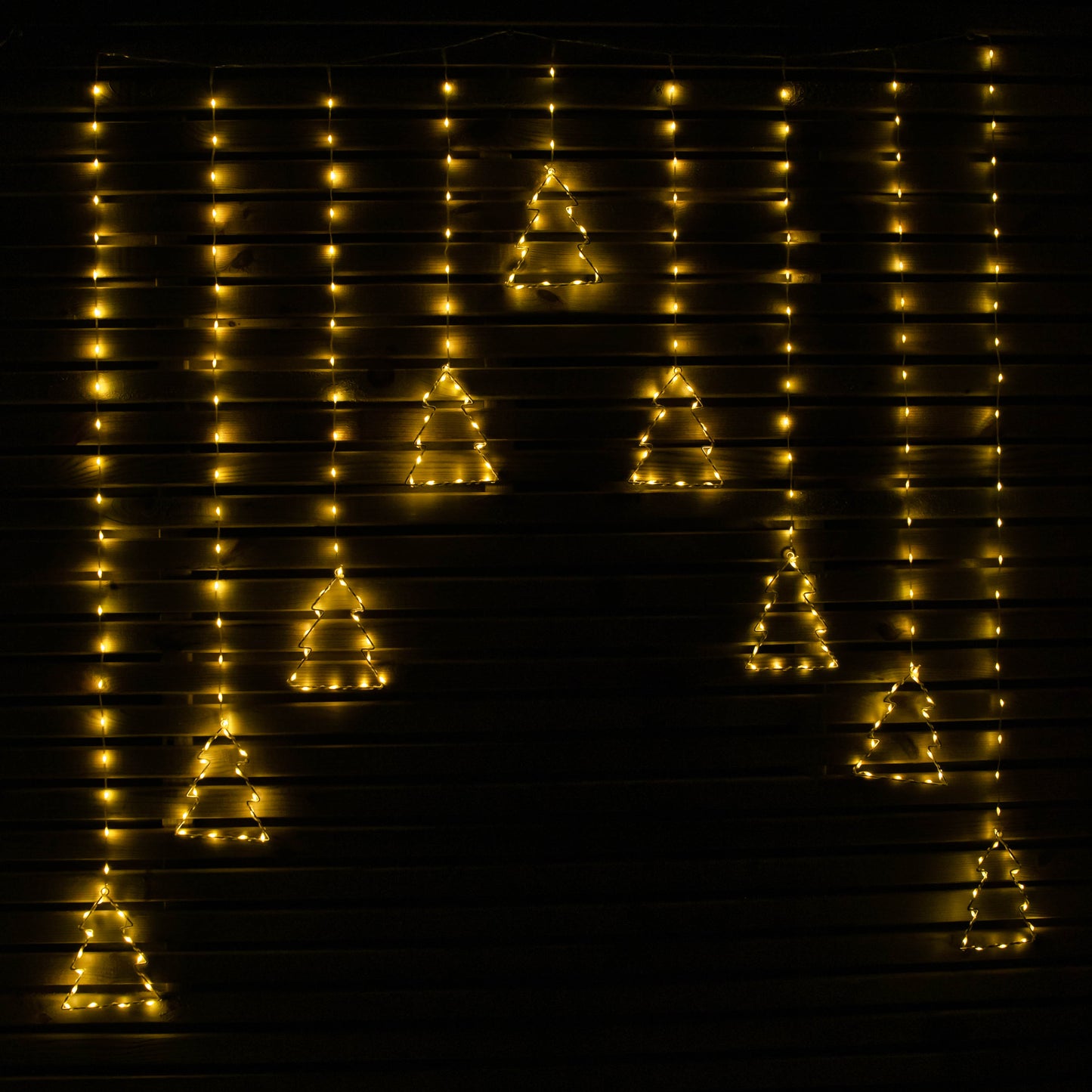 1.2m x 1.2m FlexiBrights Christmas Tree Curtain Lights with 258 Warm White LEDs