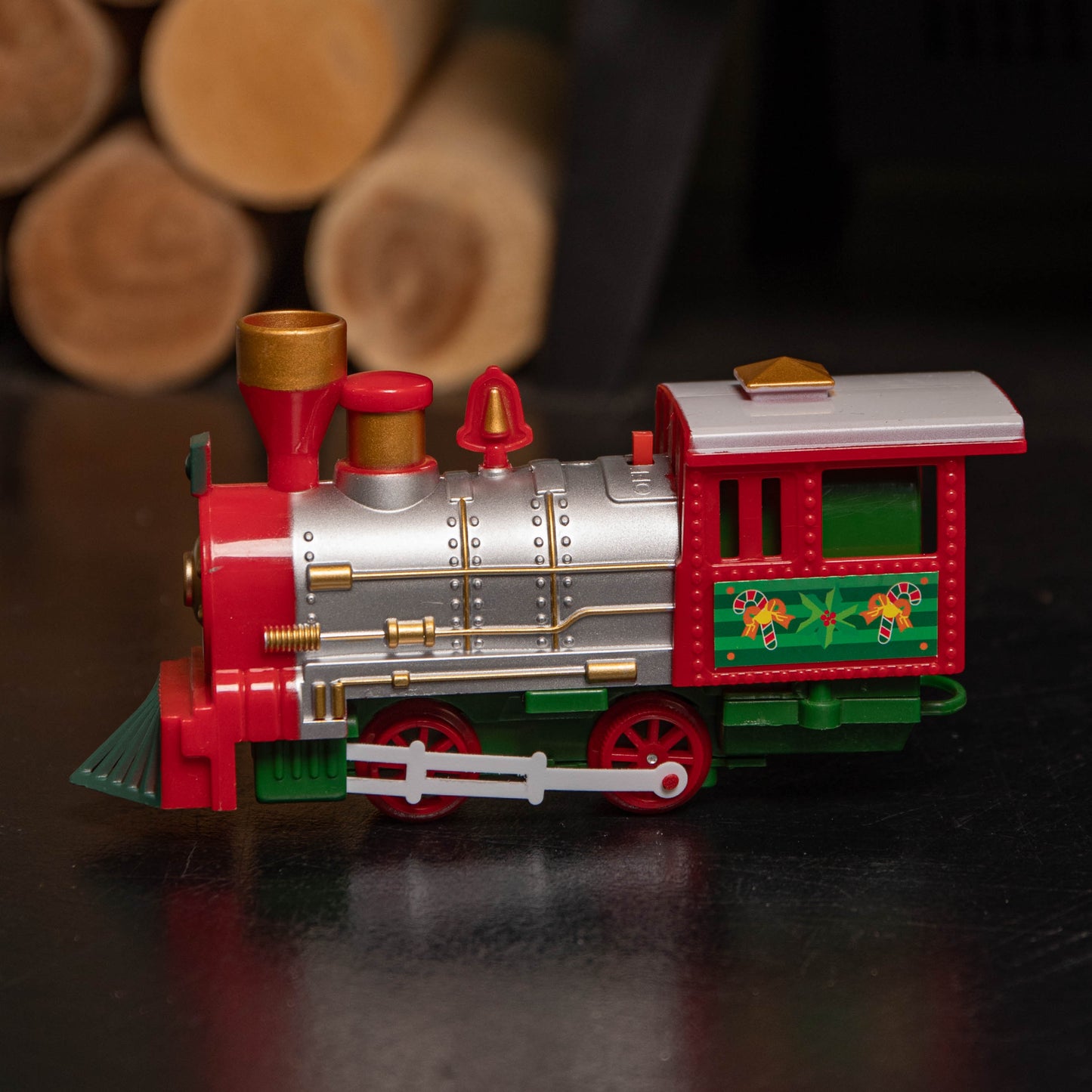 20pc Battery Operated Light up Christmas Santa's Musical Train Set - Jingle Bells