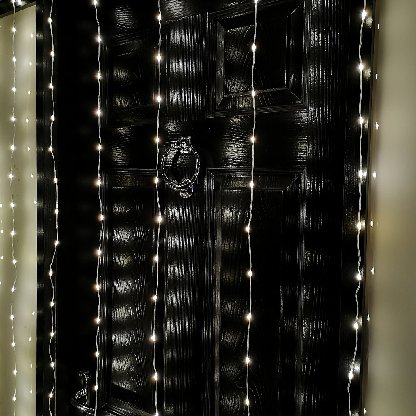 2.1m 300 LED Indoor Outdoor Party Curtain Christmas Lights in Warm White