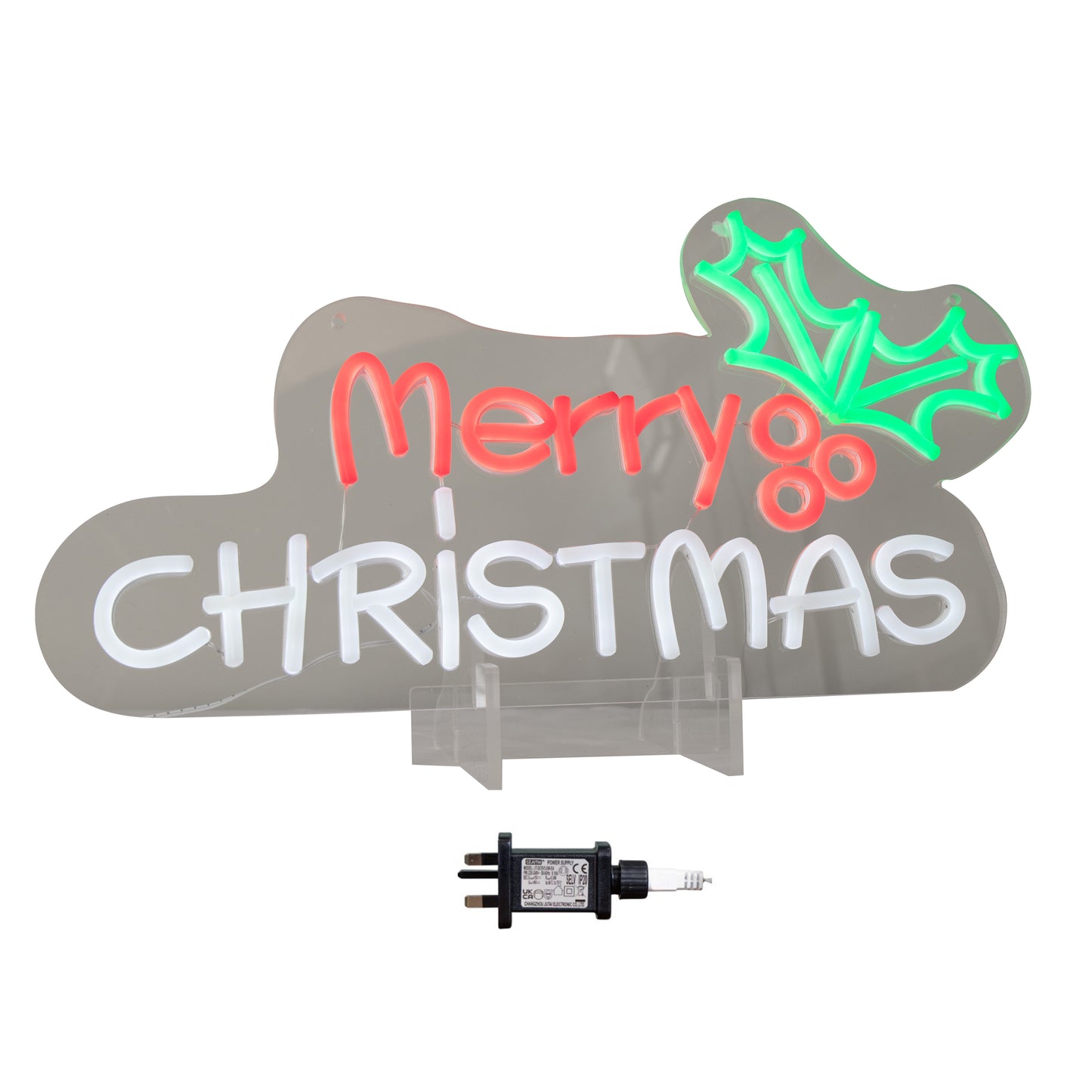 40cm Light up Merry Christmas Neon Sign