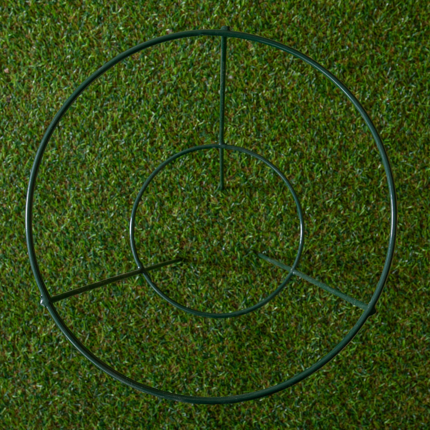 Pack of 3 Tom Chambers Urban Green Conical Garden Plant Support Ring 30cm - Medium