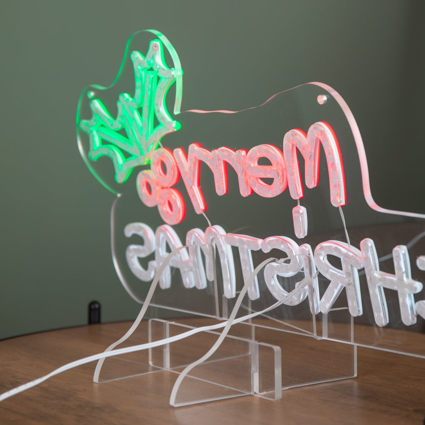 40cm Light up Merry Christmas Neon Sign