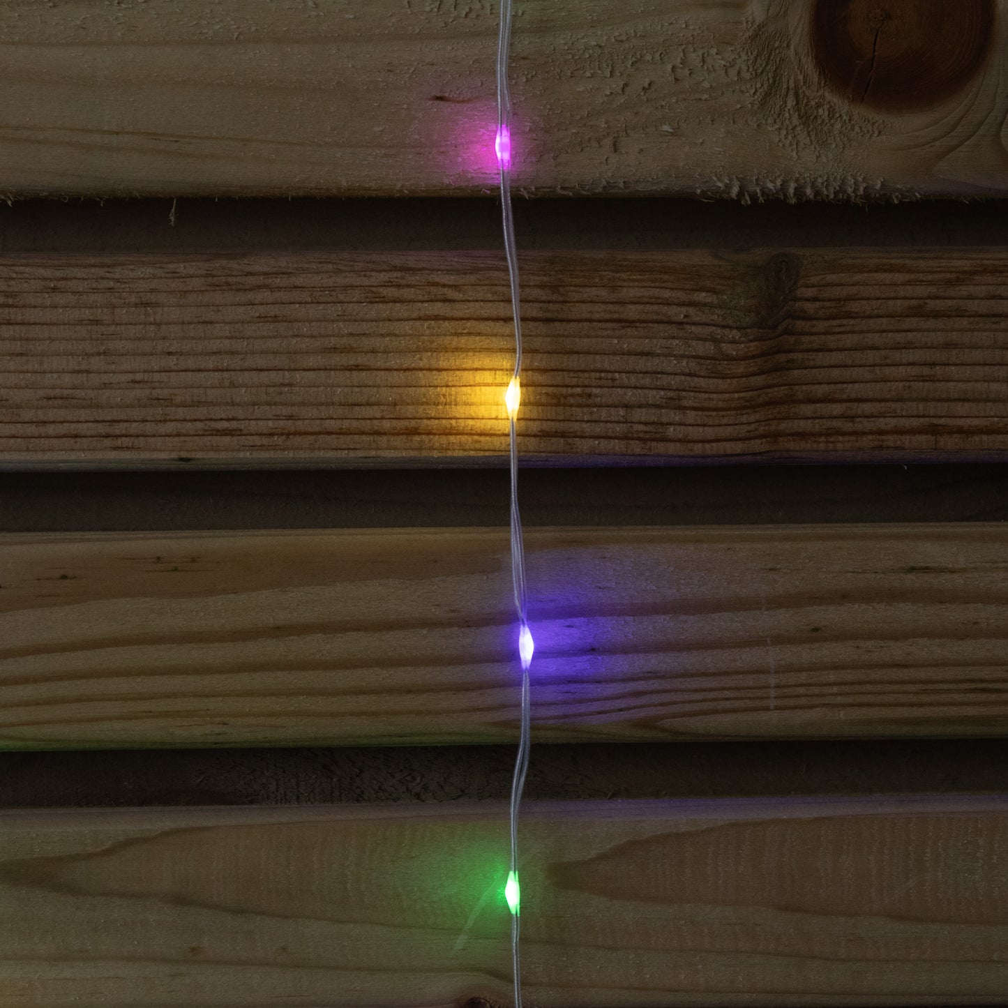 1.2 x 1.1m Christmas Window Curtain Light with 327 Multi-Coloured LEDs