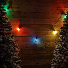 4.5m Multi Colour LED Connectable Festoon Lights Christmas Decorations