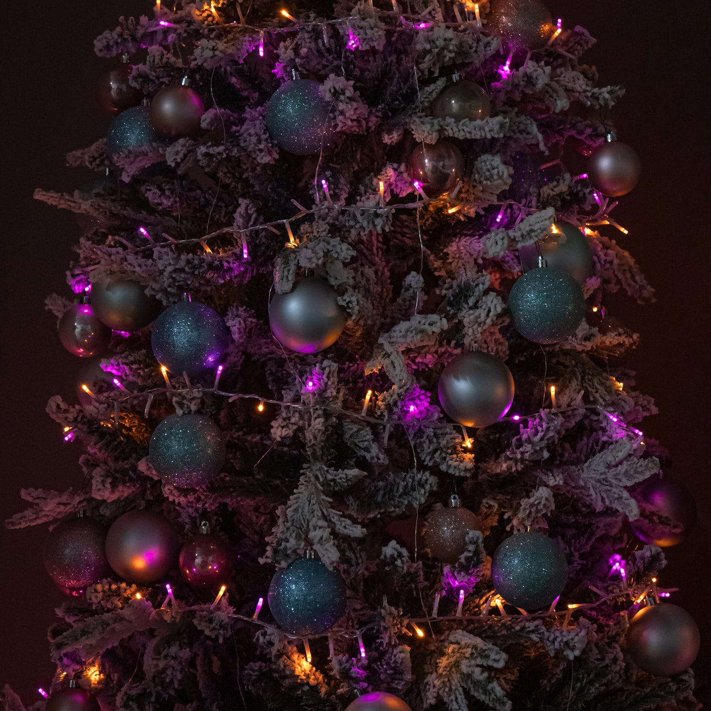 18.7m 750 LED TreeBrights Christmas String Lights with Timer in Rainbow on Clear Cable