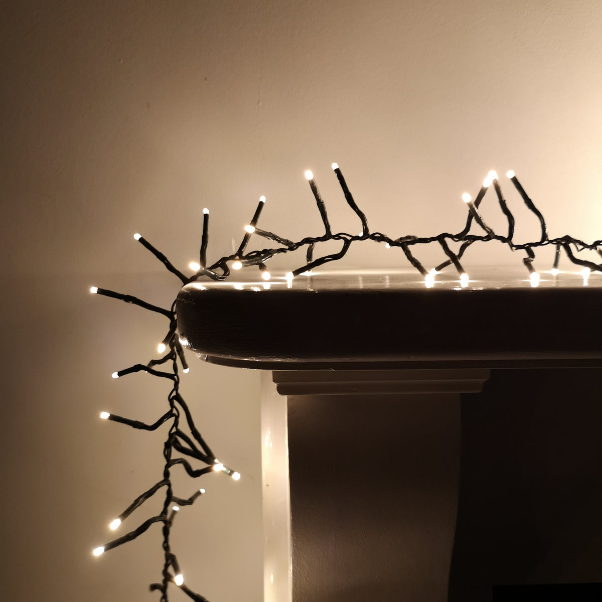 480 LED (6.2m) Premier Cluster Christmas Tree Lights with Timer - Cool & Warm White