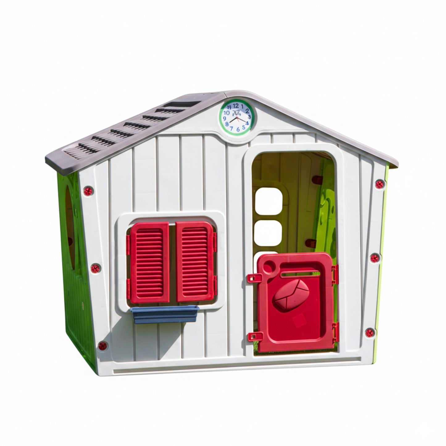 1.15m Kids Indoor Outdoor Plastic Wendy House Galilee Village Playhouse