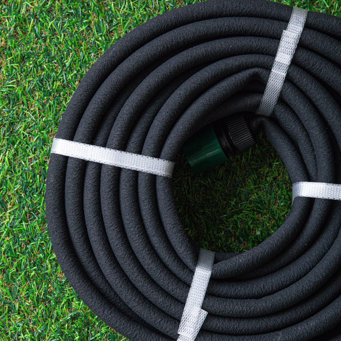 15m x 12.5mm Porous Garden Flower Bed Soaker Hose Pipe