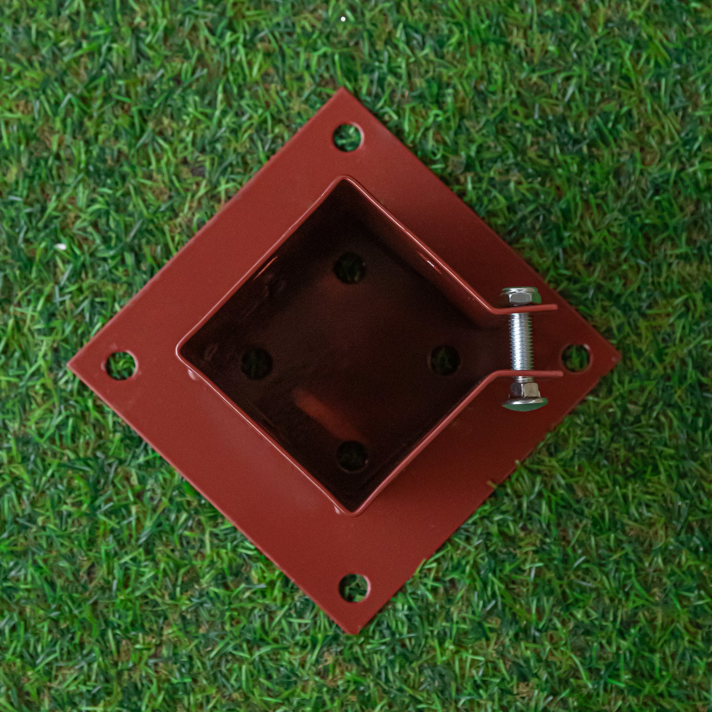 75mm x 75mm (3" x 3") Metal Garden Fence Post Holder & Spike