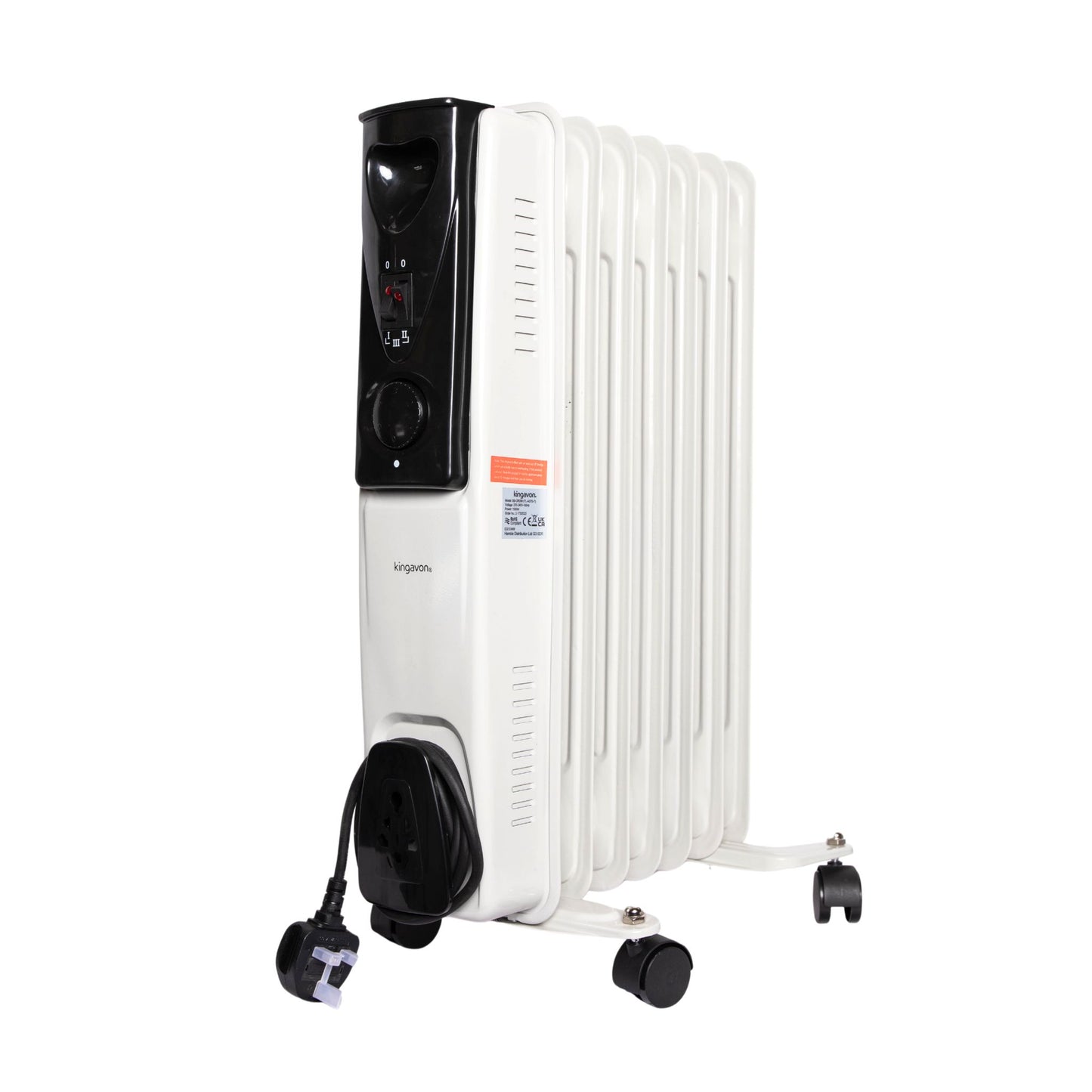 1.5kw 7 Fin Oil Radiator Heater with Adjustable Thermostat