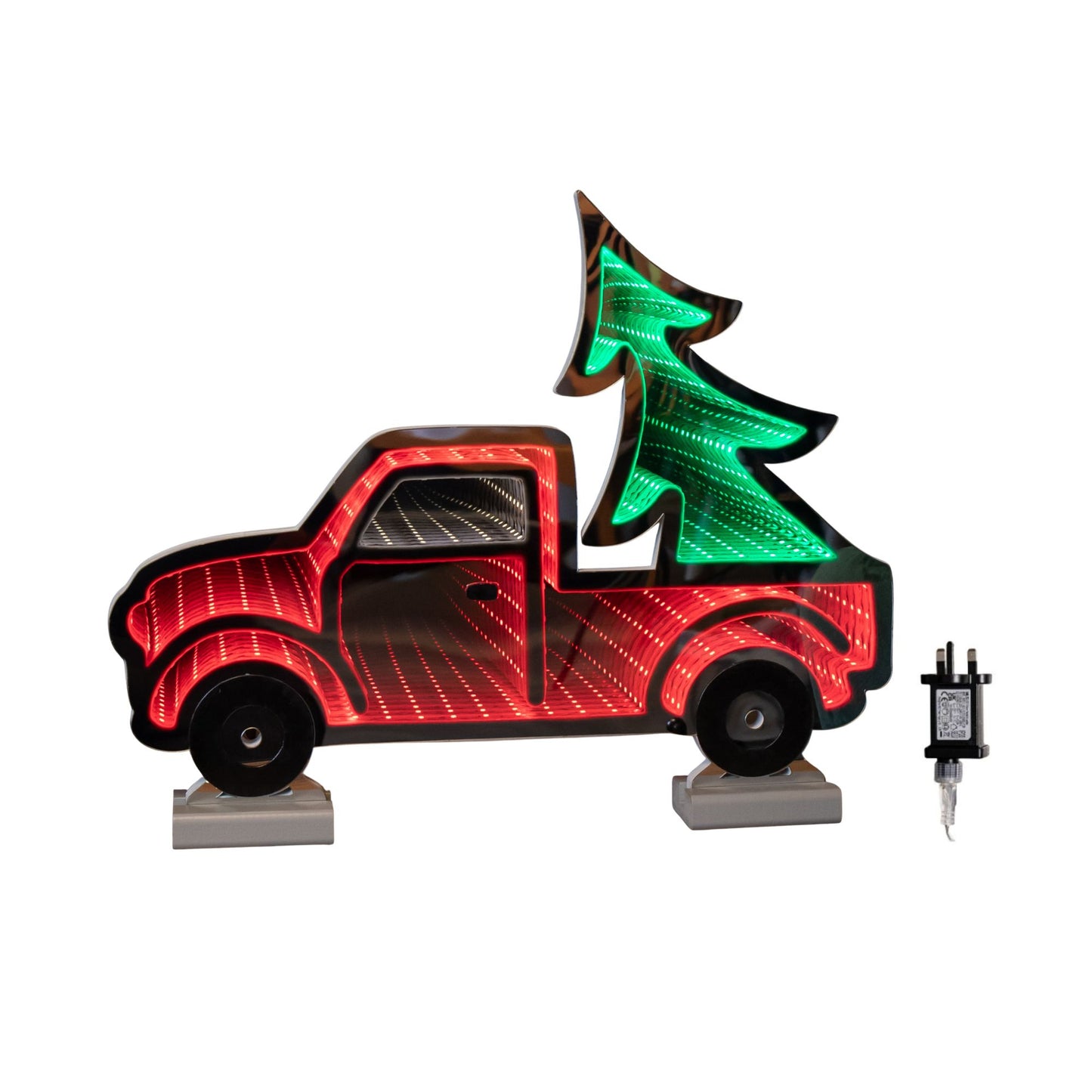 40cm LED Infinity Light Red Truck