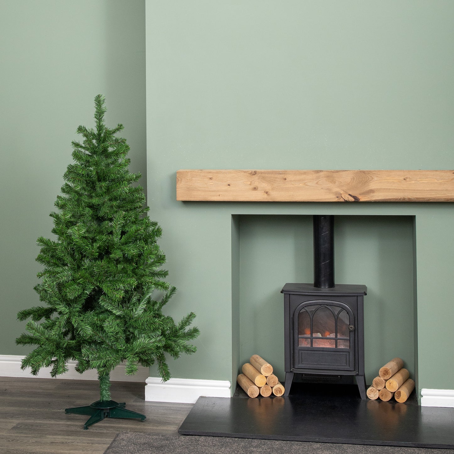 5ft Colorado Spruce Christmas Tree in Green with 337 tips 86cm Diameter
