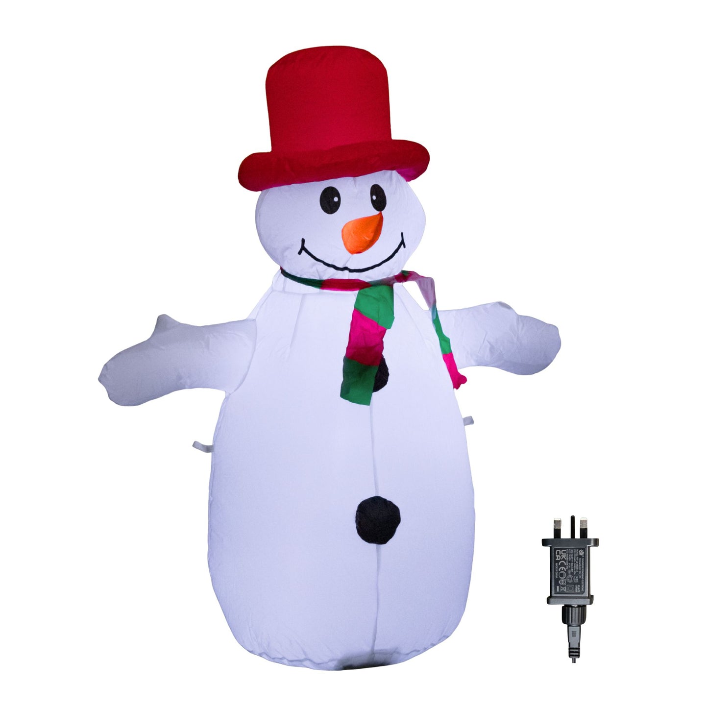 4ft (120cm) LED Outdoor Christmas Inflatables Snowman Indoor Light Up Decorations