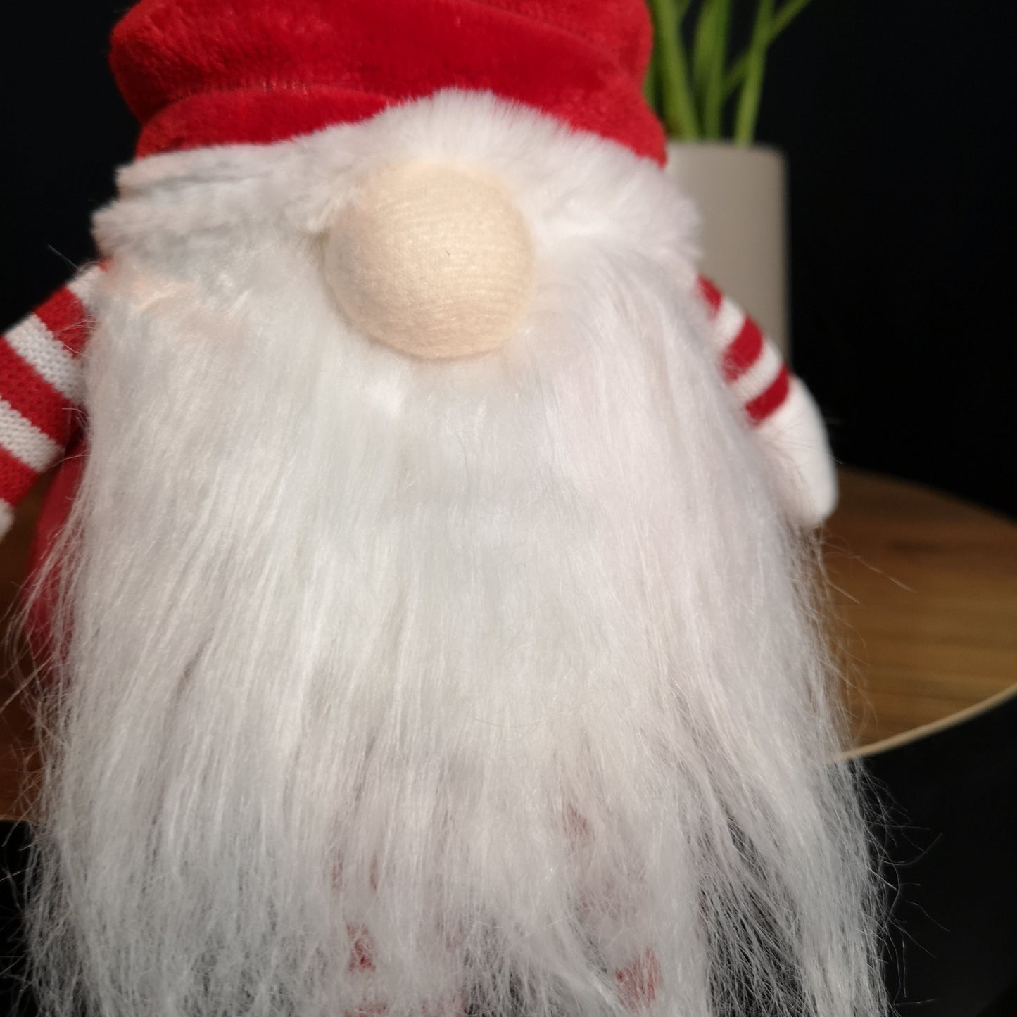 44cm Sitting Plush Christmas Gonk with Dangly Legs in Red