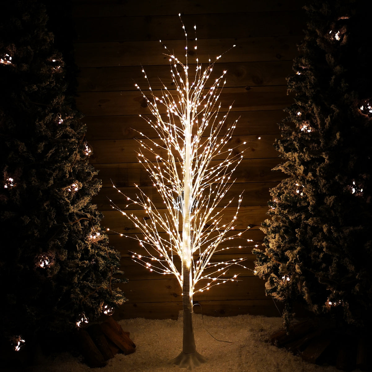 5ft (1.5m) White Modelling Micro Dot Tree with 900 Twinkling LEDs in Warm white