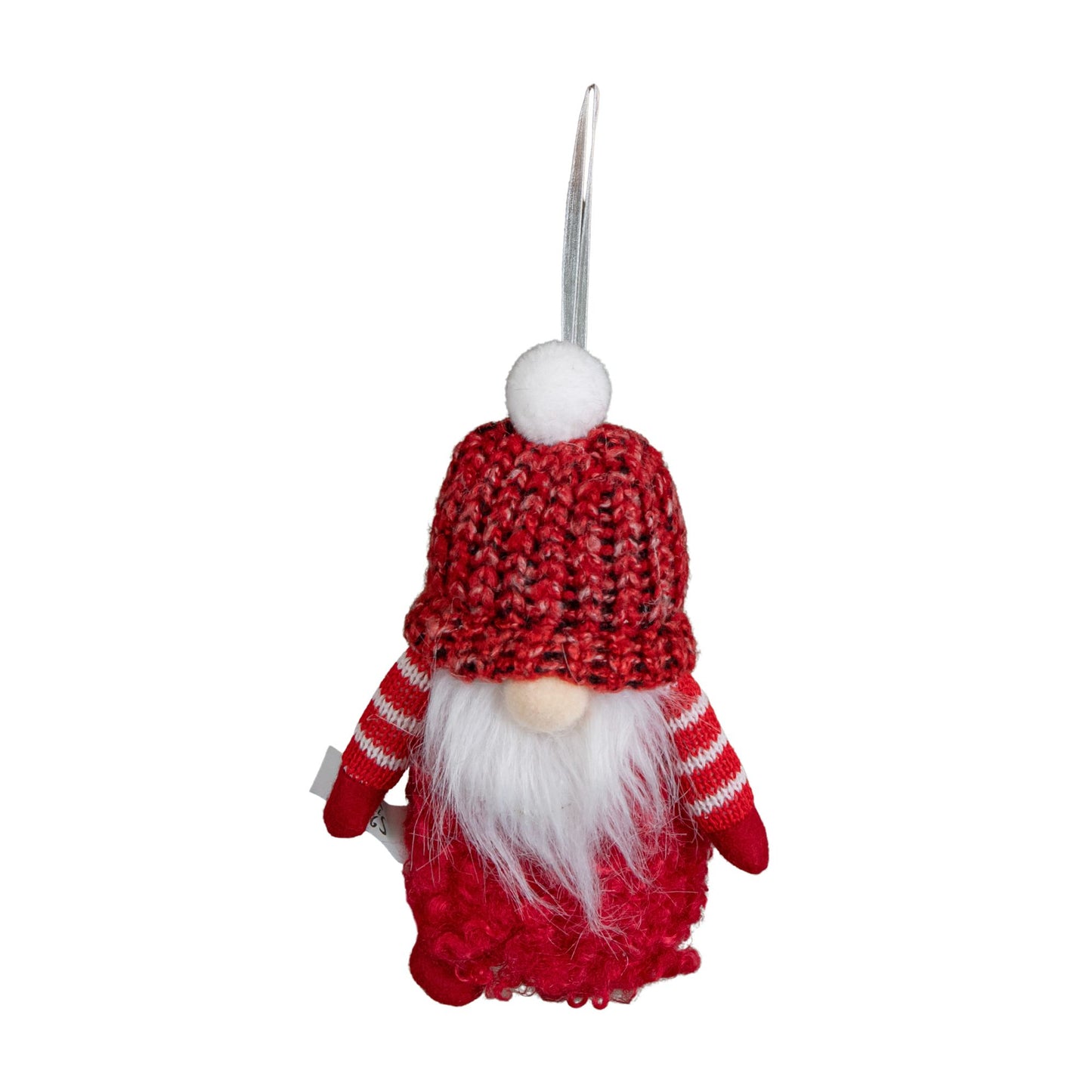 16cm Red Gonk with Bobble Hat Hanging Christmas Pendant Decoration