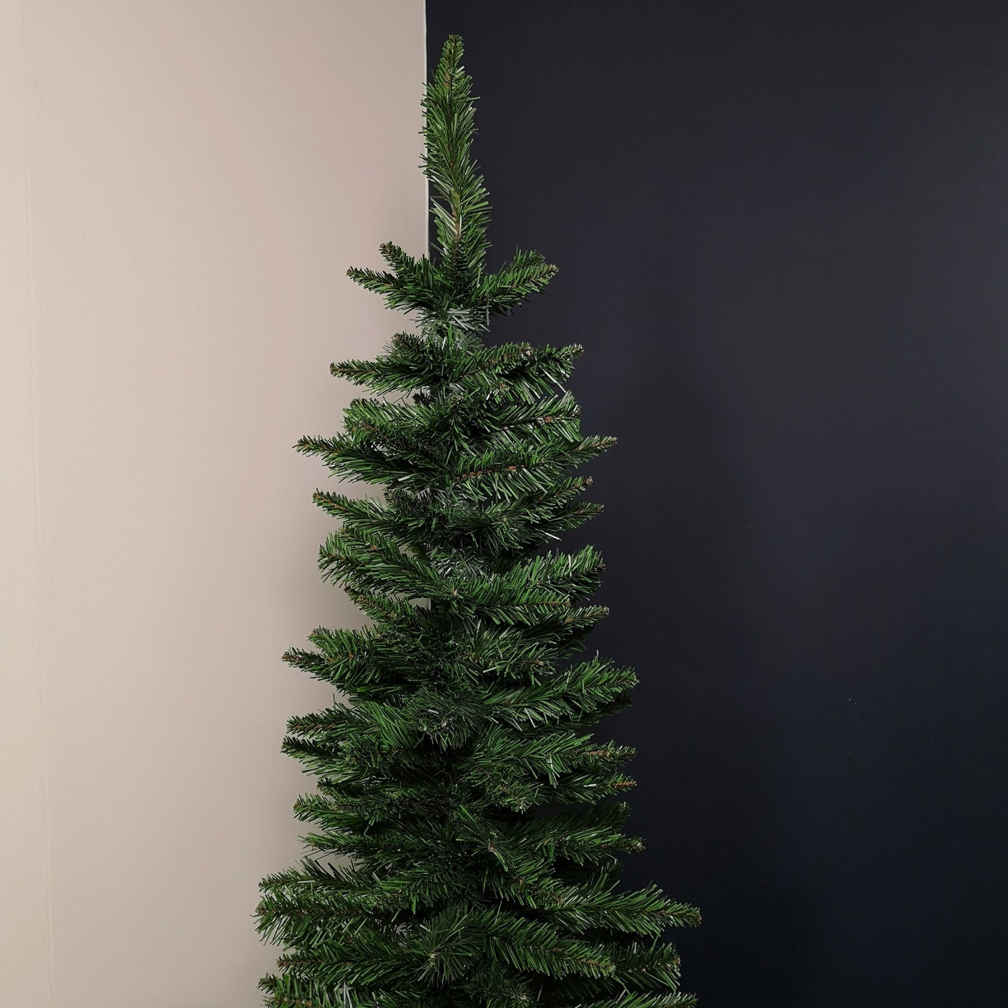 5ft (1.5m) Pencil Style Slim Artificial Christmas Tree in Plain Green