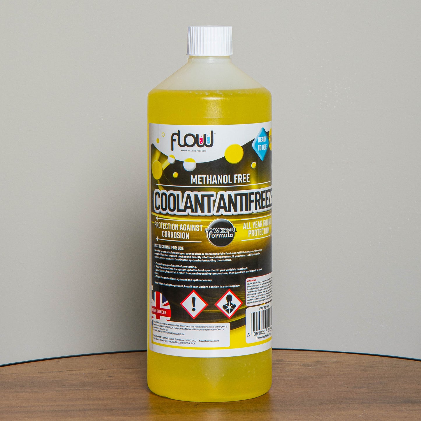 1 Litres Car Engine Coolant and AntiFreeze Fluid for All Vehicles