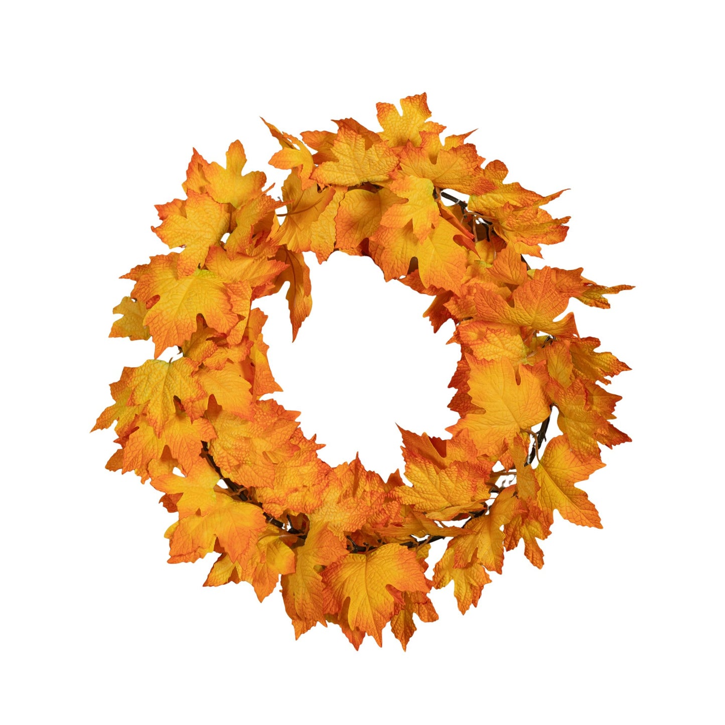 50cm Hanging Bright Autumn Faux Wreath