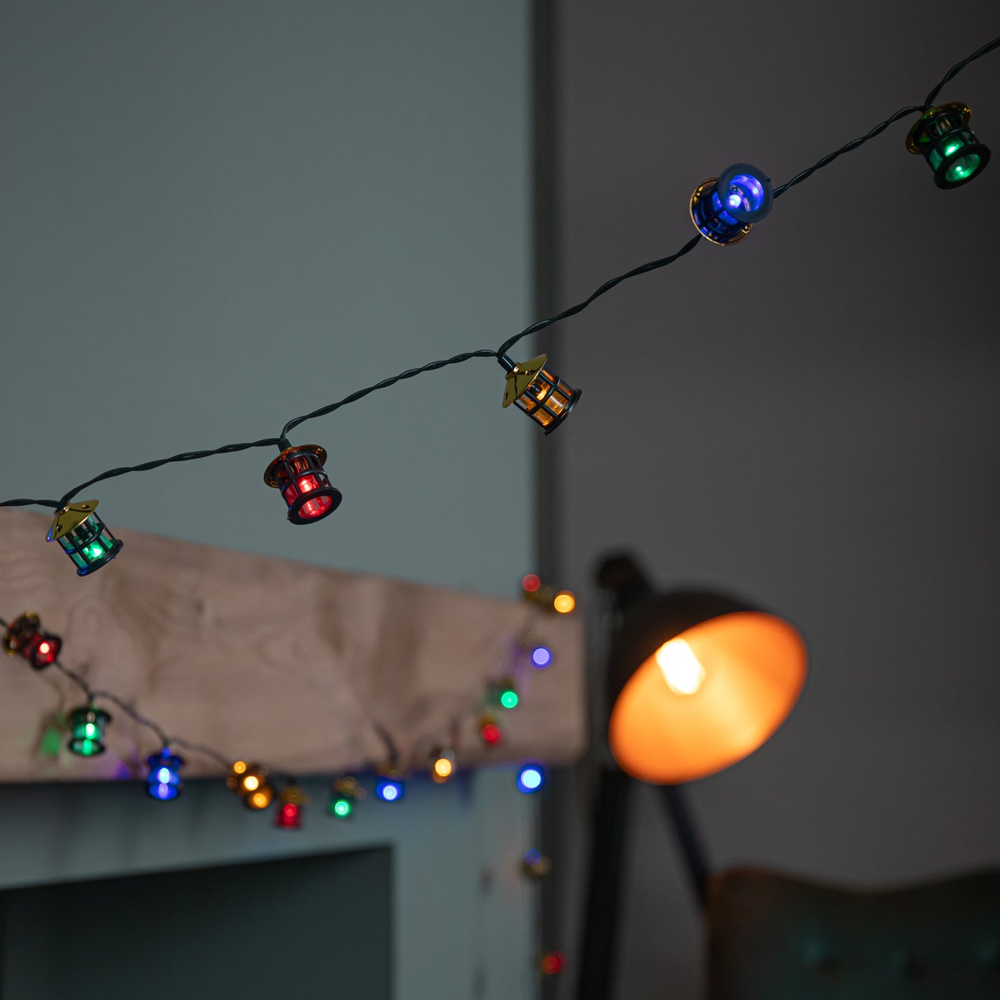 4m 40 LED Palace Cage Christmas String Lights in Multi-Coloured