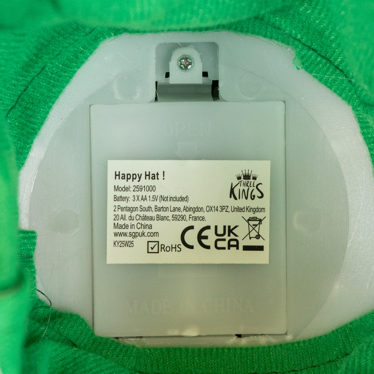 35cm Battery Operated Animated Dancing Christmas Tree Hat