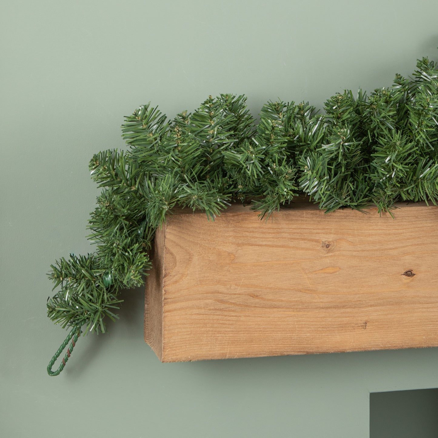 1.8m Plain Green Imperial Pine Christmas Garland Swag Decoration