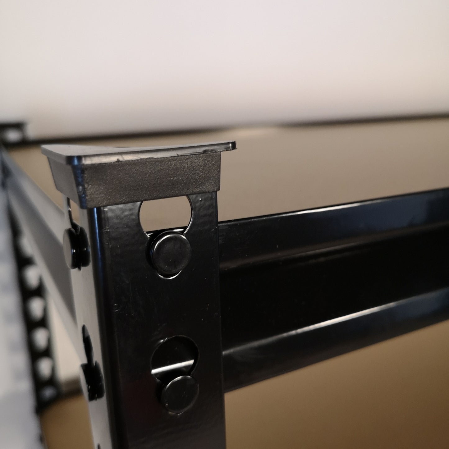 Garage Shelving 122cm Wide & 183cm High Heavy Duty 5 Tier Multipurpose Metal Racking Unit / Warehouse Shelving Storage in Black