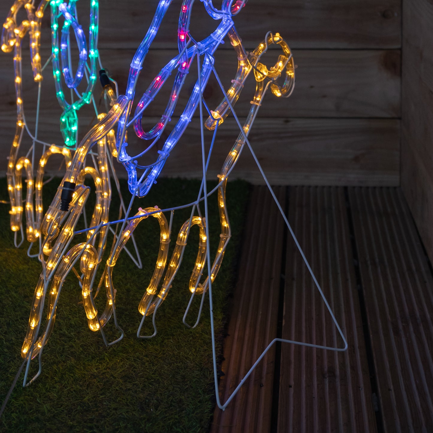 70cm Light up Three Wise Men Silhouette Rope Light Christmas Decoration with LEDs