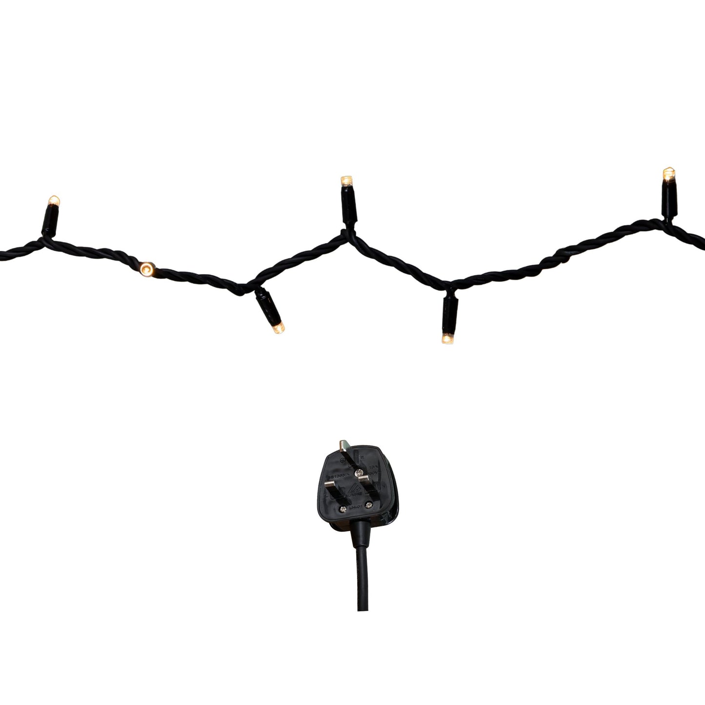 24m Set of 300 Connectable String Lights with Warm White LEDs