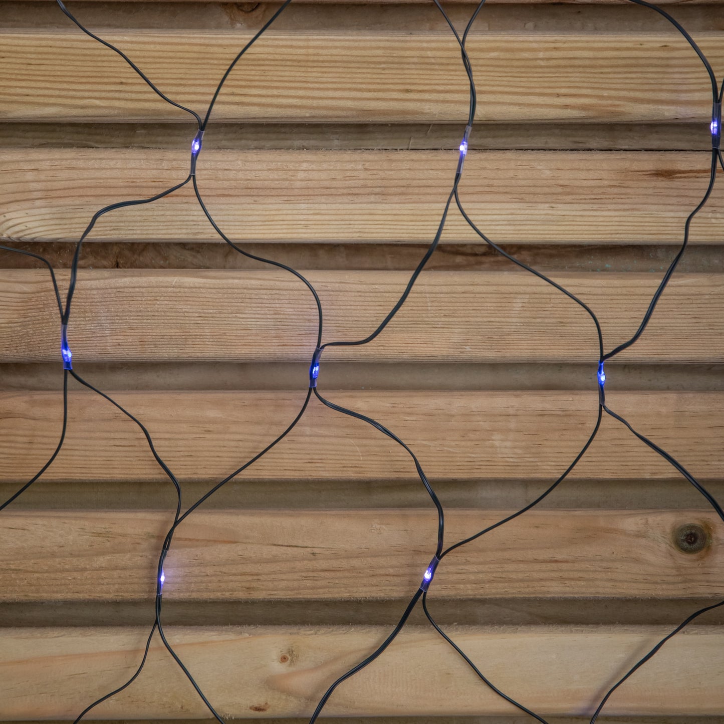 3.5m x 1.2m Christmas Window Net Lights with Multi-Action Blue & White LEDs