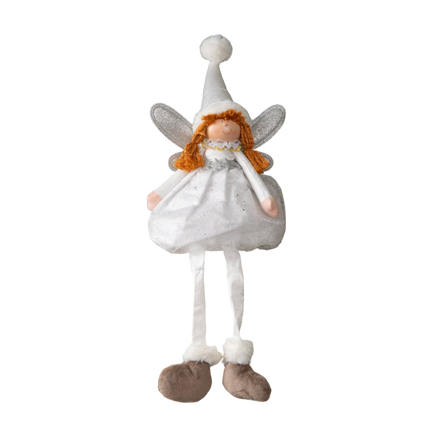 30cm Soft White Fairy Magic Christmas Decoration with Dangly Legs